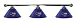 St. Louis Rams Pool Table Light - Chrome Bar