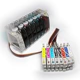 Bulk Continuous Ink System (CIS) for : Epson R800 (Related Cartridge # : T054120, T054220, T054320, T054420, T054720, T054820, T054920, T054020)
