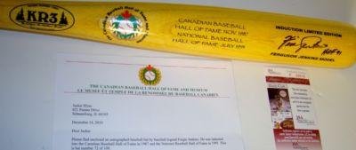 Fergie Jenkins Signed Bat - Canadian HOF LE 72 100 JSA - Autographed MLB Bats