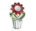 Crystal Aster Flower Figurine