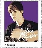 Justin Bieber Licensed Accessories STRINGS with Guitar - Mink-Style, Ultra-Soft Throw Blanket / Bedding 50 x 60