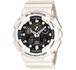 Casio G Shock Analog Digital White Resin Mens Watch GA100B-7