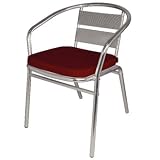 Bolero Seat Pads Colour: Red. Pack quantity 4