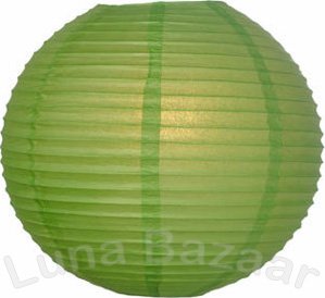 Grass Green 10 Inch Paper Lanterns