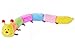 ZippyPaws - Colorful Caterpillar Squeaky Stuffed Plush Dog Toy - Deluxe Squeakers