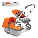Orange Canvas Bassinet, Seat and Sun Canopy for Bugaboo Cameleon