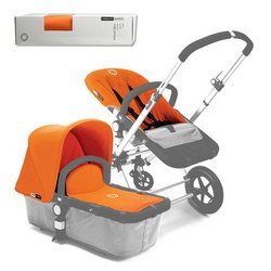 Buy Orange Canvas Bassinet, Seat and Sun Canopy for Bugaboo Cameleon Best Price.