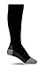 Cotton Compression Socks for Women & Men - Comfortable & Breathable Support Stockings for Nurses, Travel, Pregnancy, Flight, Recovery - Boost Circulation to Fight Edema, Shin Splint & Pain (Black,M)