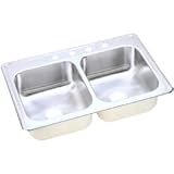 Elkay Manufacturing-Sinks #NLF33224 33x22x8SS Double KitchSink