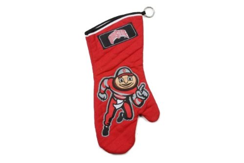 Pack of 2 Premium NCAA Apparel Ohio State Buckeyes Grilling Mitt Accessories