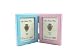 American Made Wallets | Handmade Wallets - 2 Way Wallet Sized Frame Set- Great for Twins (Pink Blue)