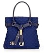 Marc Jacobs Quilted Casey Bag Tote Purse Blue
