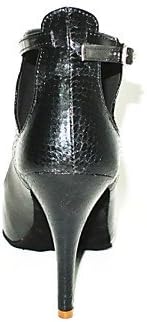 Customized Leatherette With Faux Snake Skin Dance Performance Shoes (More Colors) , Black , US8.5 / EU39 / UK6.5 / CN40