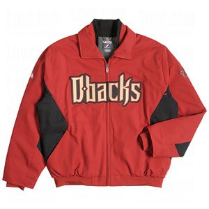 MLB Men's Arizona Diamondbacks Long Sleeve Lightweight Full Zip Thermabase Premier Jacket (Pro Navy/Pro Scarlet, XX-Large)