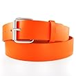 GENUINE LEATHER ORANGE BELT WITH A DETACHABLE BUCKLE, FITS ANY KIND OF BUCKLE GENUINE LEATHER ORANGE BELT WITH A DETACHABLE BUCKLE, FITS ANY KIND OF BUCKLE