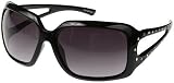 Chinese Laundry - CHINESE LAUNDRY Rhinestone Split Arm Sunglasses (BLK), 460101, S.BLK