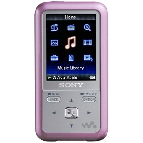 Sony NWZ-S616FPNK 4GB Walkman Video MP3 Player (pink)
