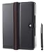 Acase Leather Flip Book Jacket/folio for Apple Ipad 3g Tablet/wifi Model 16gb, 32gb, 64gb (Black) + iPad Capacitive Stylus