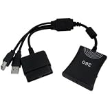 新型CoolNet/Controller Converter Adapter Cable for PS2 to Xbox360 / PS2のデュアルショックコントローラーがXbox360で使用可能になるコンバーター切替スイッチ無し