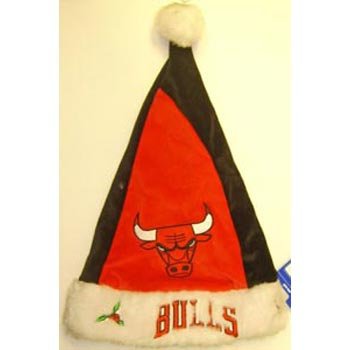 Chicago Bulls Plush Santa Hat (Quantity of 1)