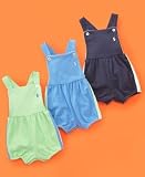 Polo by Ralph Lauren Baby Boy Mesh Bubble Romper Florida Blue 6 months
