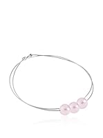 Lola Vanderkeen Collar Pink Dreams Plata / Rosa