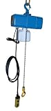 Vestil VS-ECH Variable Speed Electric Chain Hoist, Single Phase, Hook Mount, 1/4 Ton Capacity, 13 Lift, 49 fpm Max Lift Speed, 220V