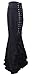(XS, XXL, 20, 22, 24 or 28) Rainy Night in London - Black or Gray, Gothic Steampunk Victorian Skirt