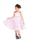 : Poesia Brown Flamingo Dress 10y