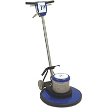 NaceCare NA17SS Heavy Duty Steel Single Speed Floor Machine, 17" Brush, 175 rpm, 4 Gallon Capacity, 1.5HP, 50' Power Cord Length
