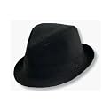 New Plain Classic Fedora Fashion Cap Hat - Black