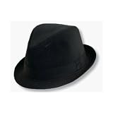 New Plain Classic Fedora Fashion Cap Hat – Black