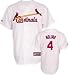 Yadier Molina St. Louis Cardinals White Majestic MLB Youth Replica Jersey - Youth-M