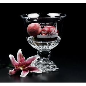10 PROSPERITY FOOTED BOWL 10 INCH PROSPERITY CRYSTAL PEDESTAL BOWL by 