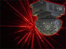 OmniSistem Planet Galaxy Centerpiece Red Laser Effect