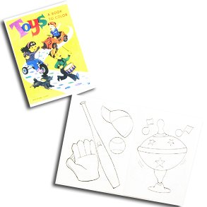 Childrens Toyshop  Toys : Toys Coloring Book
