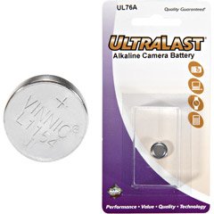 Ultralast UL76A 76A Photo Button Battery