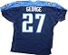 Eddie George Titans Reebok Onfield Authentic Blue Jersey Size 50
