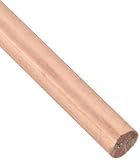 Copper 101-H04 Round Rod, ASTM F-68, 1-1/2" OD, 12" Length Copper 101-H04 Round Rod, ASTM F-68, 1-1/2" OD, 12" Length