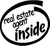 Real Estate Agent Inside Vinyl Graphic Sticker Decal