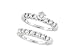 2 Piece 1.00ctw. 14k. White Gold Diamond Bridal Set