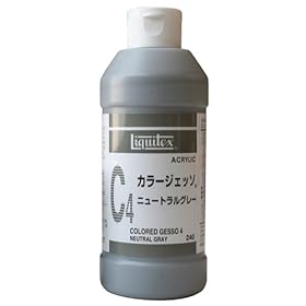 【クリックでお店のこの商品のページへ】Amazon.co.jp ｜ リキテックス カラージェッソ 240ml C4 ニュートラルグレー ｜ ホビー 通販