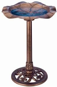 Lily Leaf Bird Bath