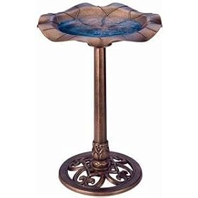 Lily Leaf Bird Bath by Bird Baths