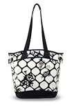 Fleurville Sling Tote in Geo Black & White