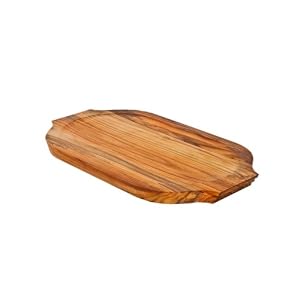 Proteak 26 by 16-Inch by 1-3/4-Inch Carving Board With Deep Juice Well, Edge Grain
