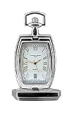 Charles Hubert Unisex S.S. Pocket Watch #HUB3784