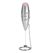 BonJour Oval Frother with Stand, Silver with Pink, Susan G Komen