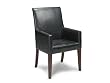 SEVEN Game Tables S203 Wyatt Leather Club Chair (Charcoal)