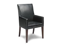 SEVEN Game Tables S203 Wyatt Leather Club Chair (Charcoal)